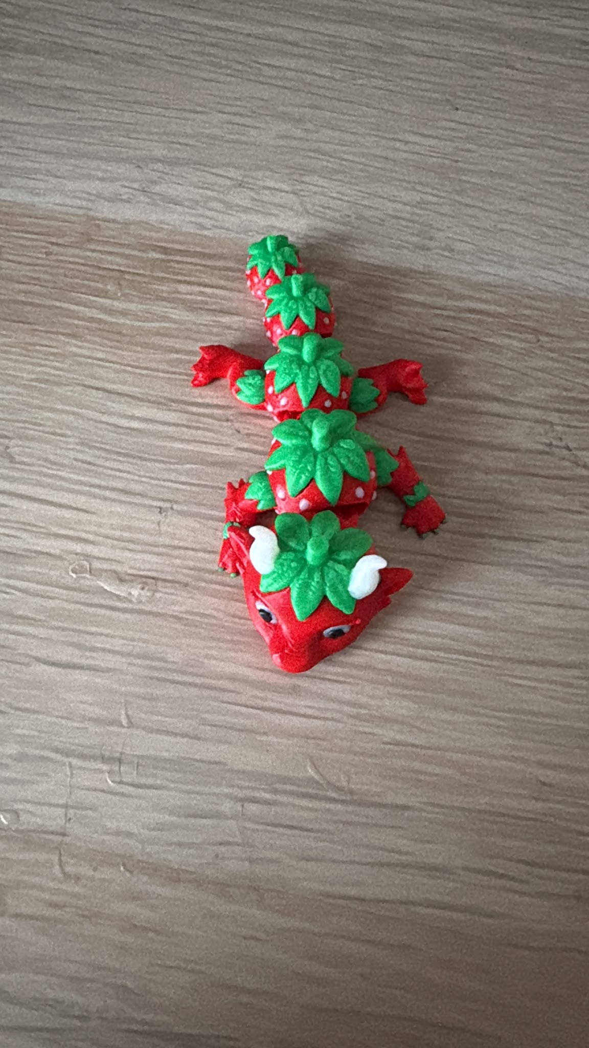 Mini Strawberry Dragon Articulated Toy