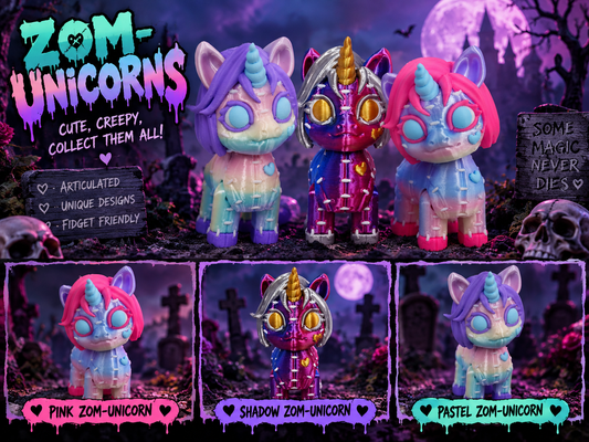 Zom-Unicorn Articulated Toy