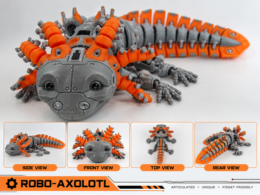 Robo Axolotl Articulated Toy