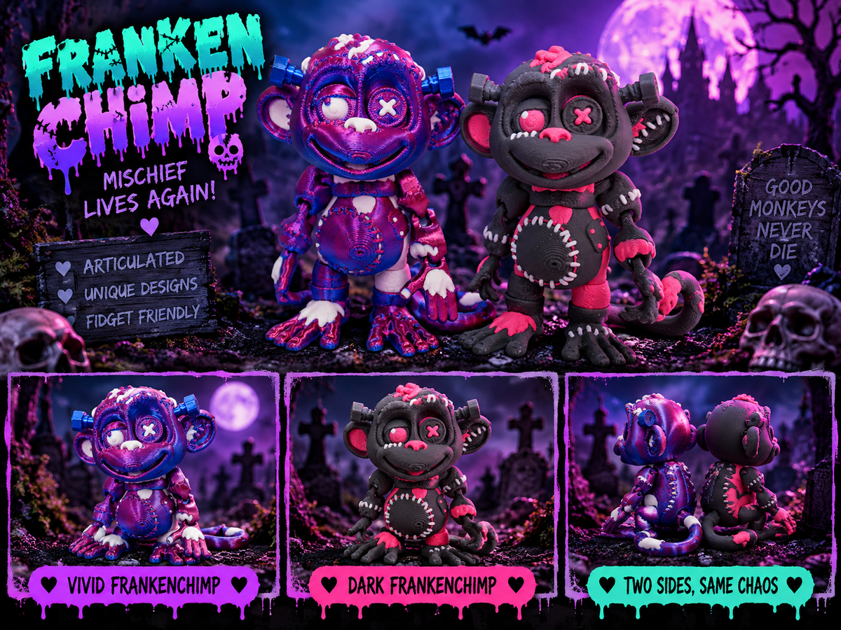 Zombie Frankenchimp Articulated Toy
