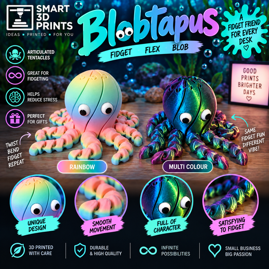 Articulated Blobtapus Fidget Toy