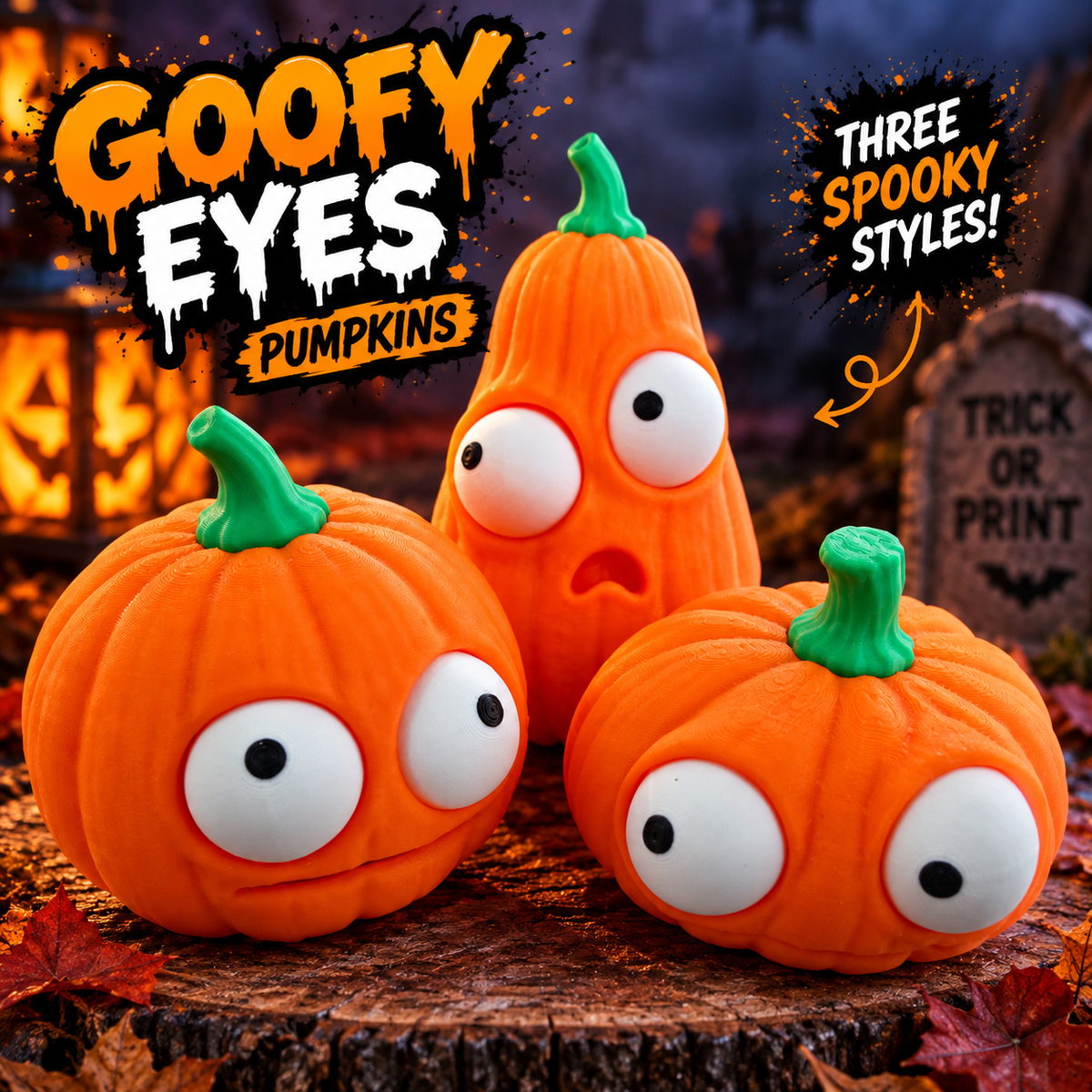 Goofy Eye series - Collectable models with movable eyes