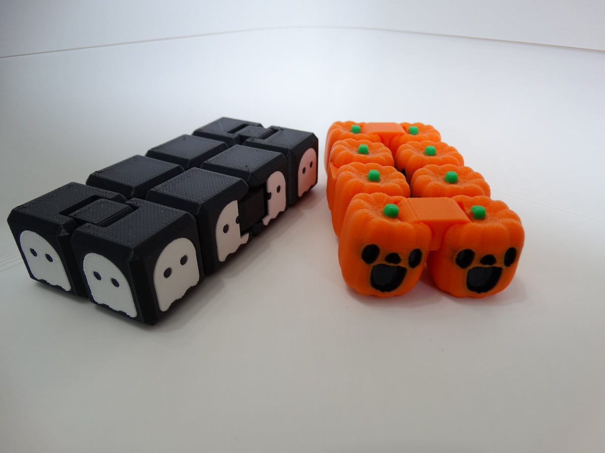 Halloween Infinity Fidget Cube - Ghost or Pumpkin