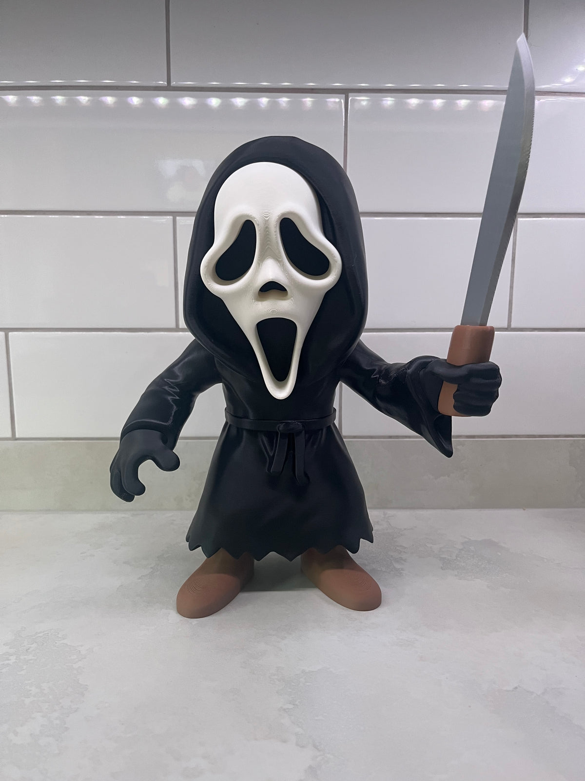 Ghostface Scream 3D Printed Model