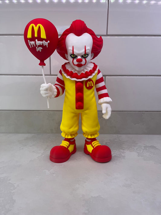 McPennywise Giant 3D printed Horror Model