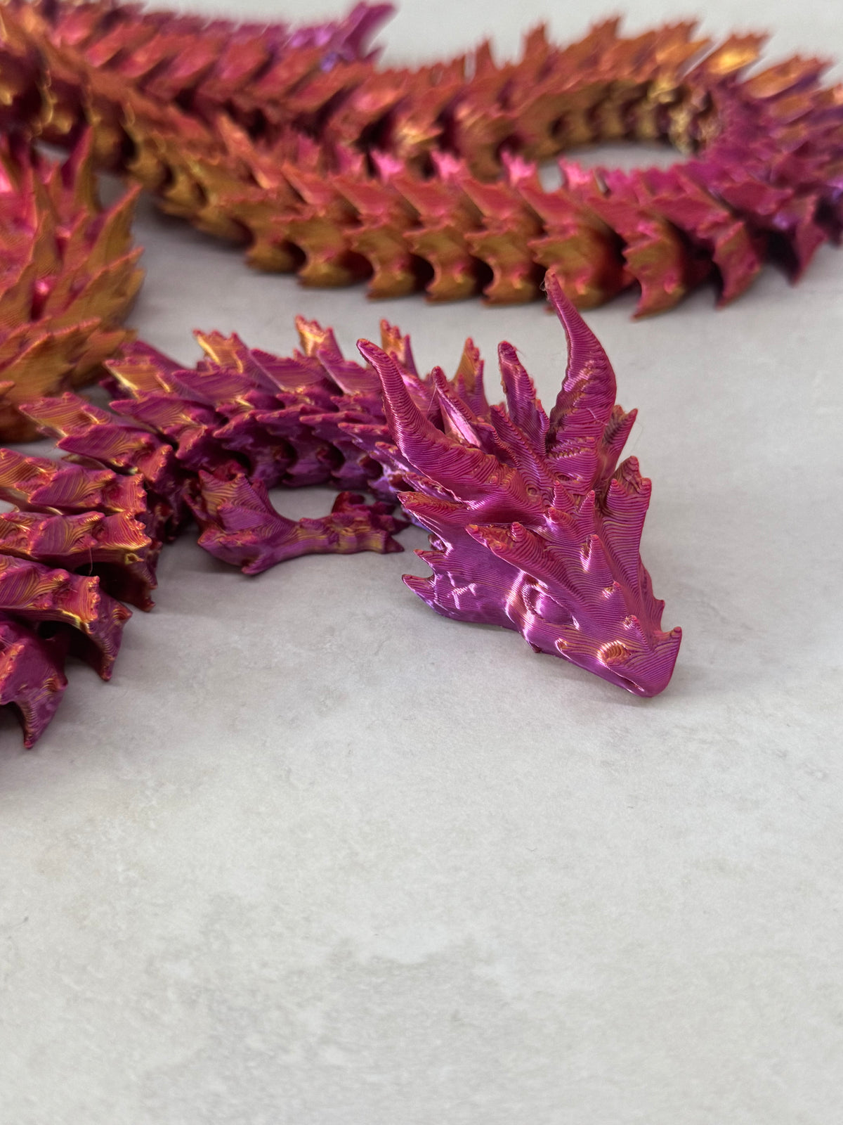 Huge 4 Foot Articulated Dragon