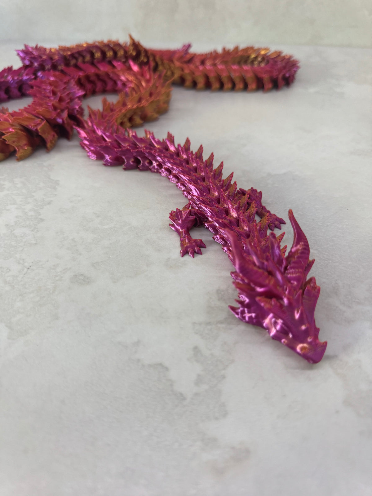 Huge 4 Foot Articulated Dragon
