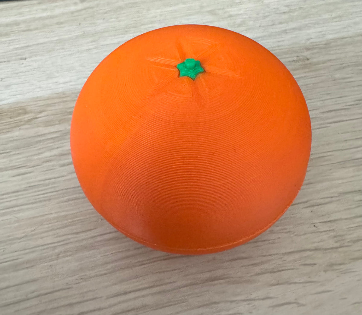 Orange Slime Segment Fidget Toy