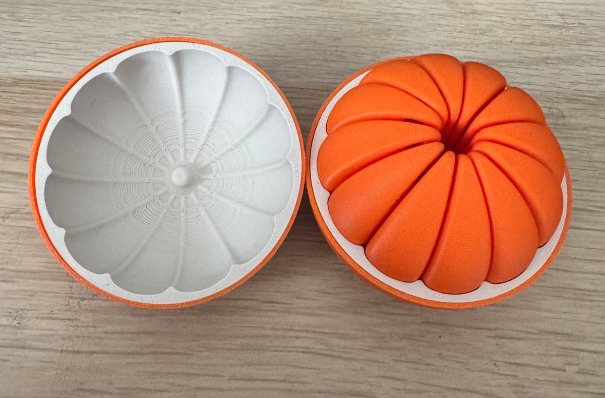 Orange Slime Segment Fidget Toy
