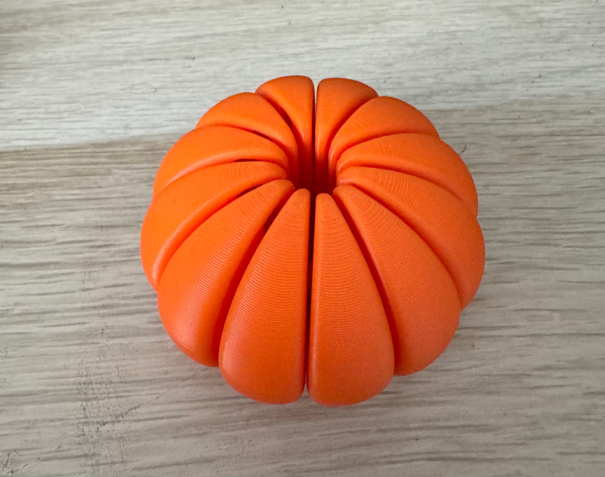 Orange Slime Segment Fidget Toy