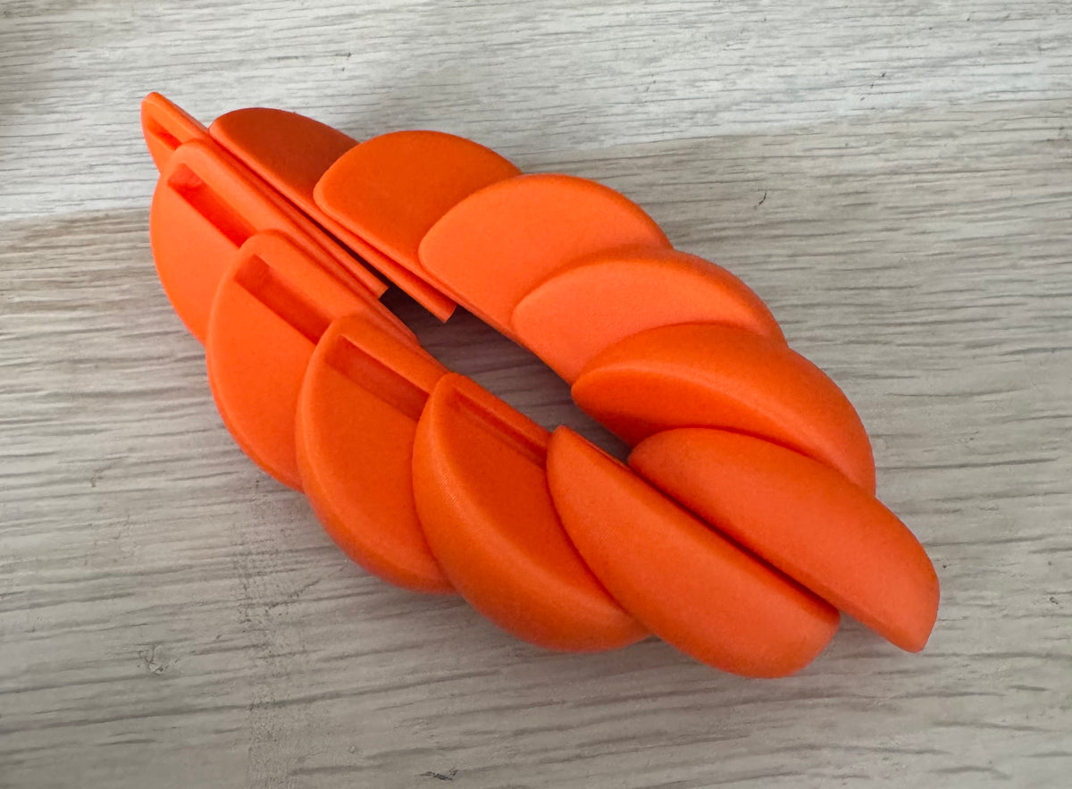 Orange Slime Segment Fidget Toy
