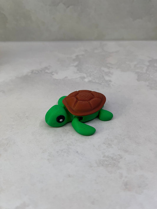 Mini Articulated Turtle Toy