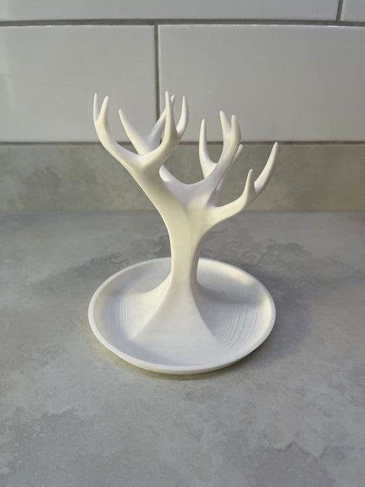 Tree jewelry stand and base 14.5cm tall