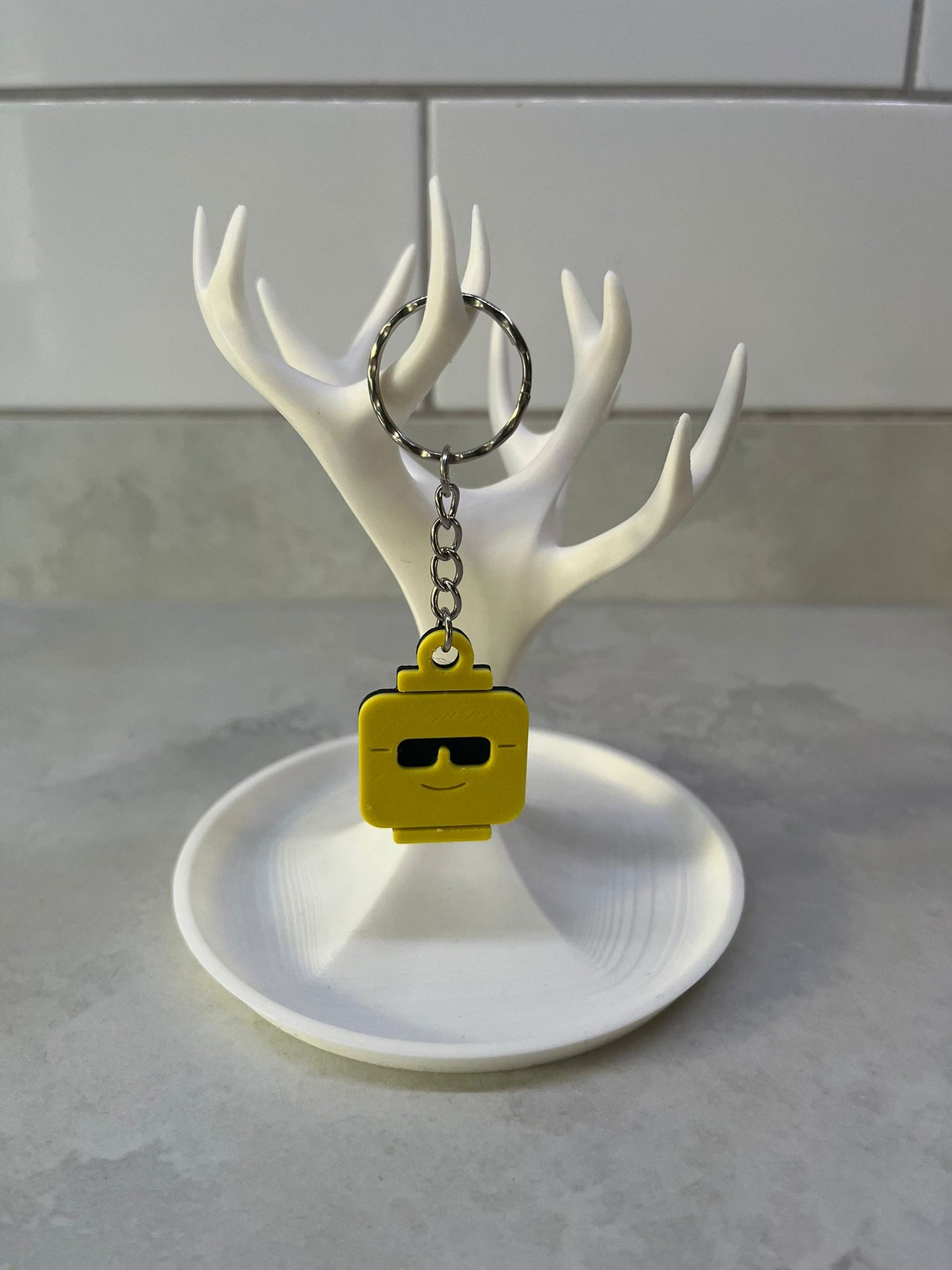 Brick man Le go head keyring (5 designs to choose from)