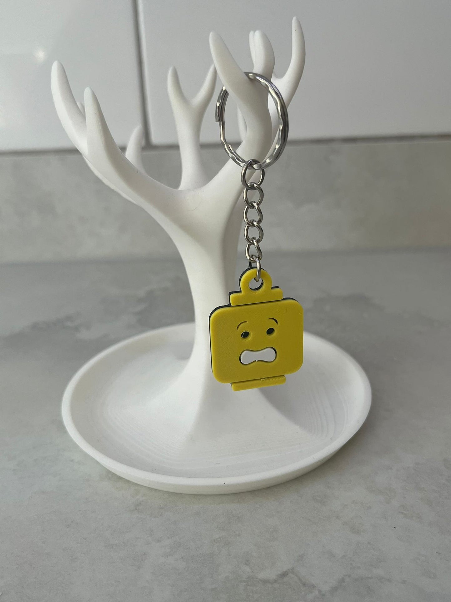 Brick man Le go head keyring (5 designs to choose from)
