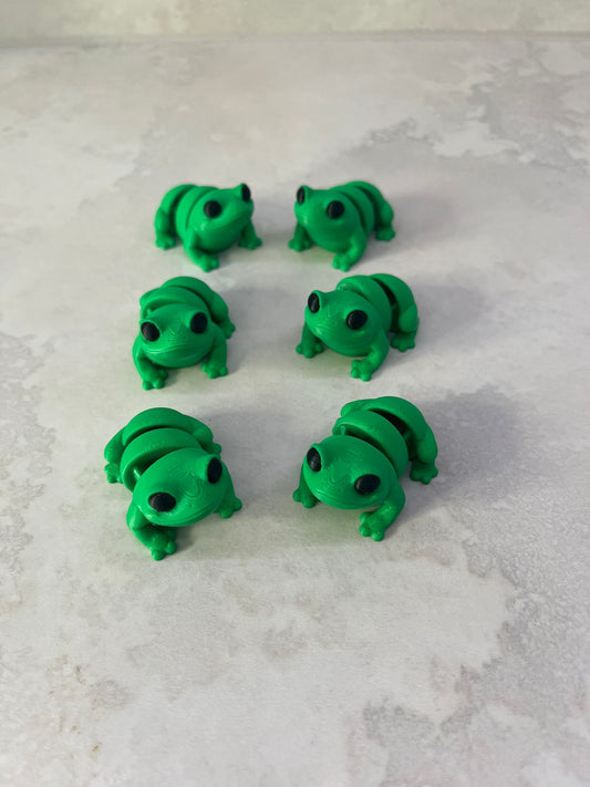 Mini Articulated Frog Toy